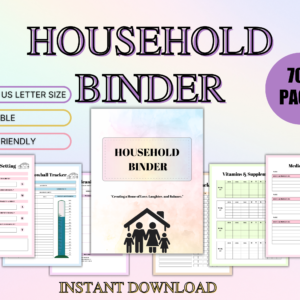 Household Binder, Household Planner, Home Management Binder, Life Organizer