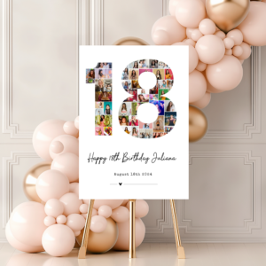 18th Birthday Photo Collage Template