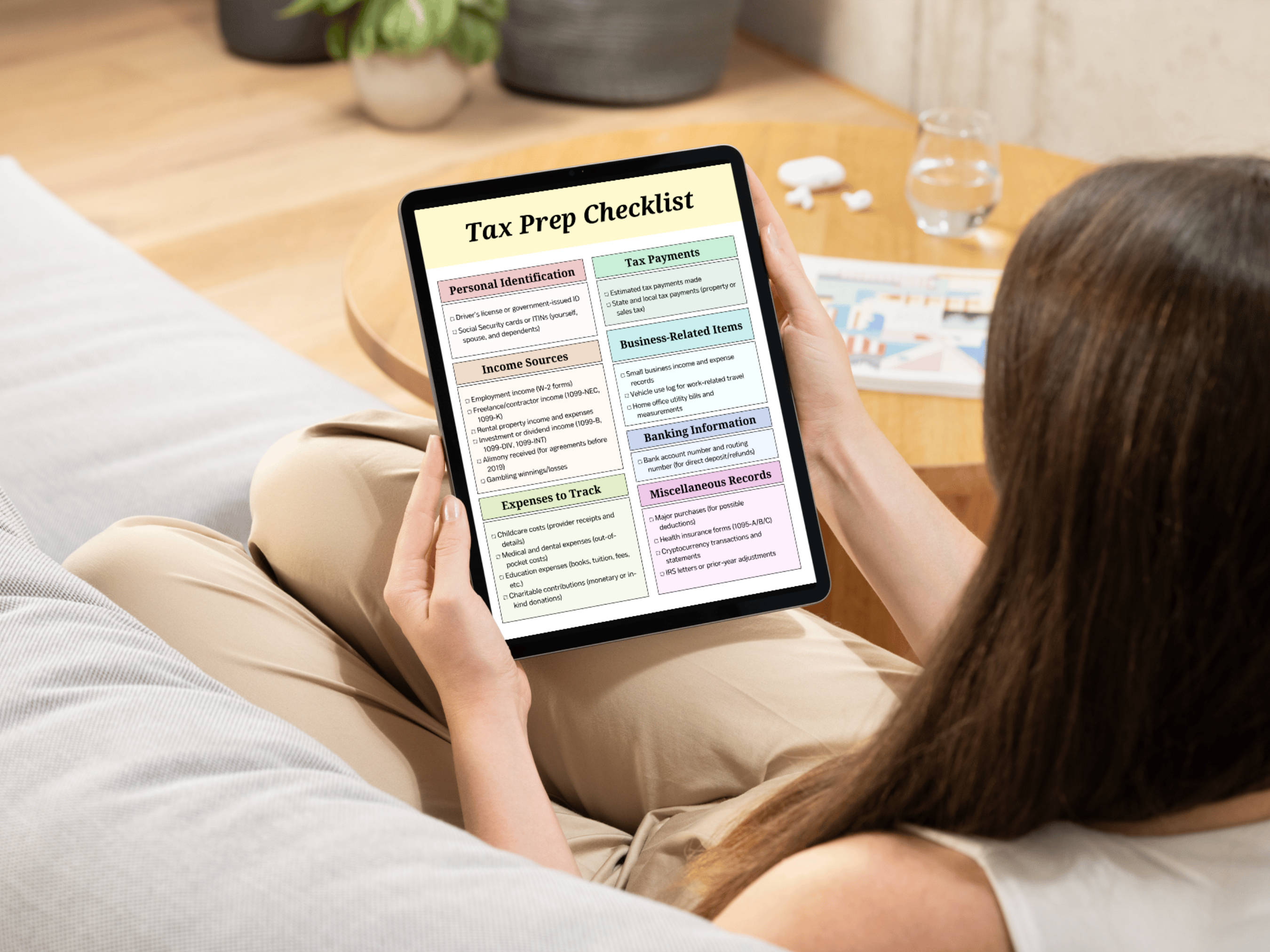 Tax Return Checklist,Tax Prep,Tax Deductions,Tax Prep Checklist,Tax Log,Tax Return Template,Tax Return,Tax Template,Tax List,Tax Return - Image 8