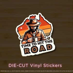 Australia Outback Travel Sticker – Hit the Road Vinyl Decal