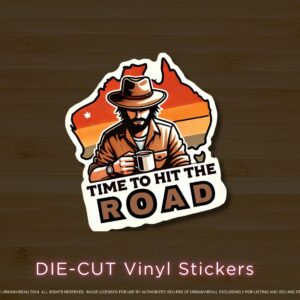Australia Outback Travel Sticker – Hit the Road Vinyl Decal