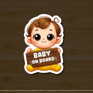 Baby on Board Sticker Waterproof Car Sticker