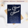 Printable Holiday Engagement Party Invitation