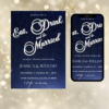 Editable Christmas Couples Shower Invite Canva