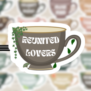 Romance Tropes Die Cut Stickers | Bookish Teacup Pack