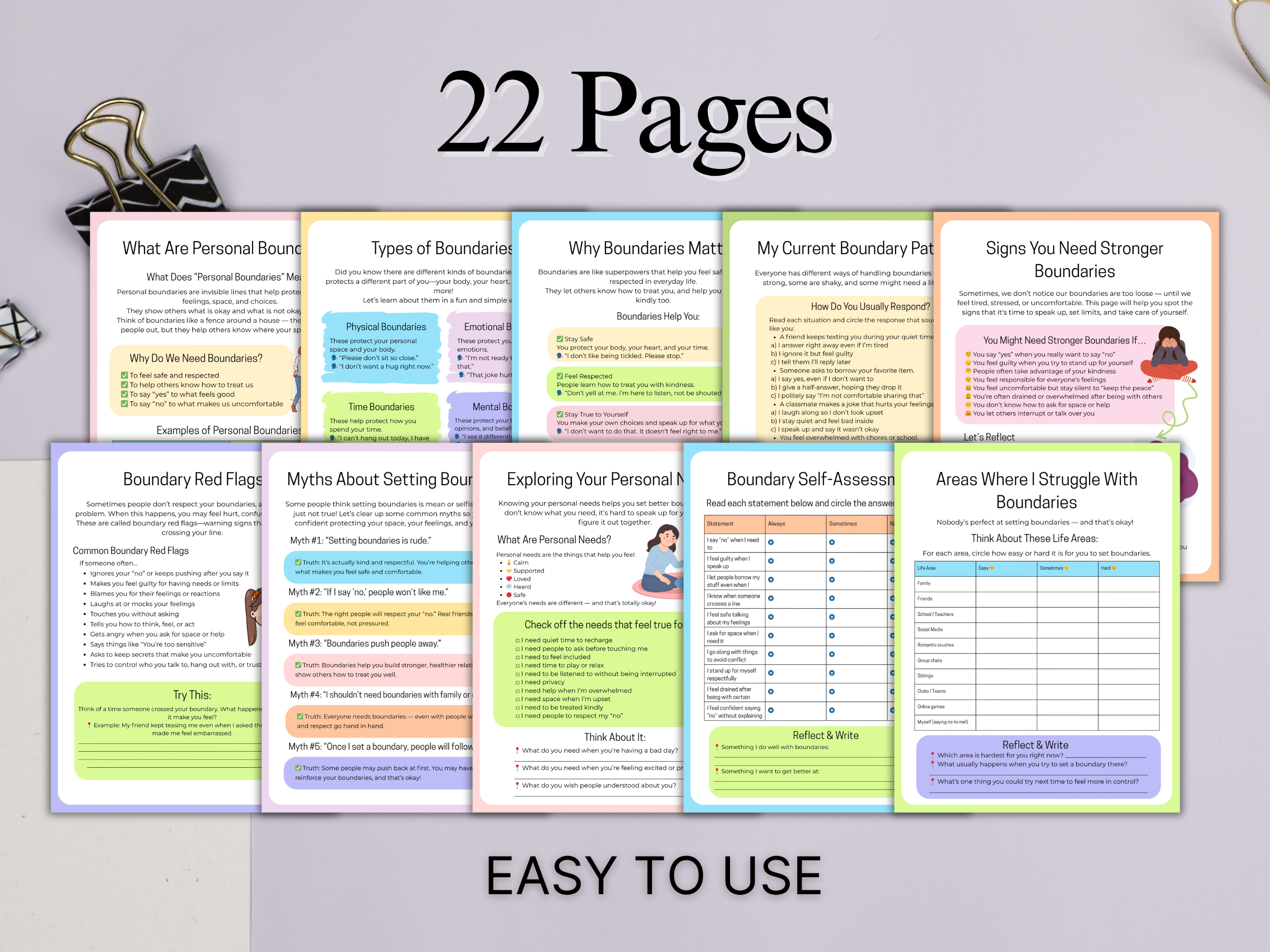 Personal Boundaries Workbook for Adults & Teens - Image 7