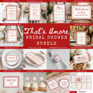 That’s Amore Bridal Shower Bundle | Italian Wedding Shower