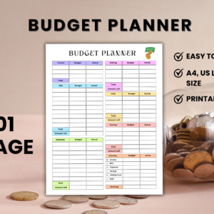 Printable Budget Planner