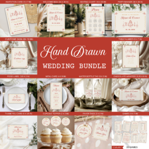 Hand Drawn Wedding Bundle