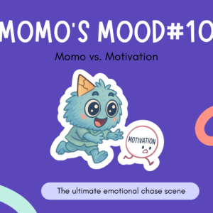 “Momo vs Motivation” Funny Vinyl Sticker