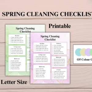 Spring Cleaning Checklist Printable