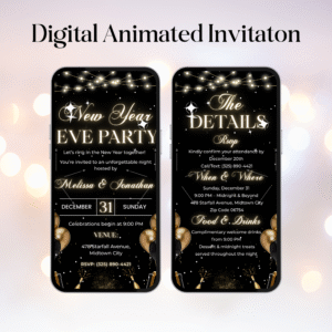 Digital New Year’s Eve Party Invitation