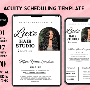 Hair Stylist Acuity Scheduling Template