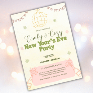 Casual New Year’s Eve Party Invitation