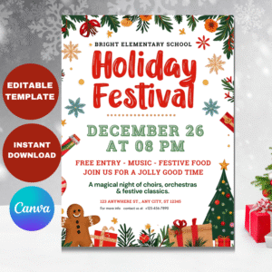 Christmas Festival Invitation Flyer