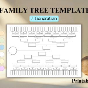 7 Generation Family Tree Chart