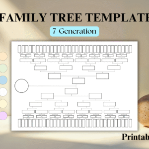 7 Generation Family Tree Chart