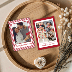 Valentine Photo Card Template