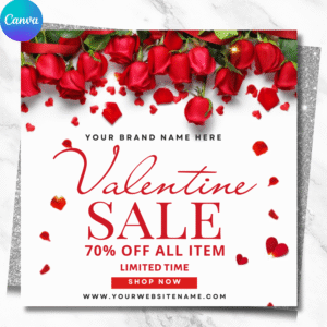 February Flash Sale Flyer | Valentine’s Day Hair Booking