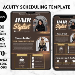 Hair Stylist Acuity Scheduling Template