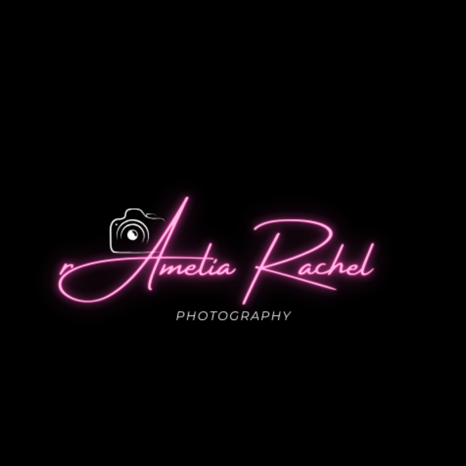 Modern circle logo design for professional photographers