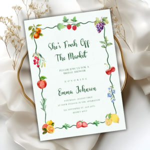 Farmer’s Market Bridal Shower Invitation