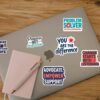 mental health sticker for laptop and water bottle