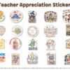 teacher appreciation sticker pack