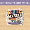 funny adult taco sticker waterproof