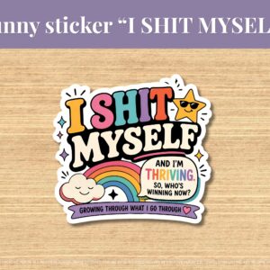 funny adult taco sticker waterproof