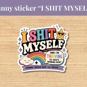 funny adult taco sticker waterproof