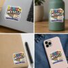 sarcastic meme vinyl sticker