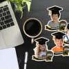 personalized graduation vinyl stickers