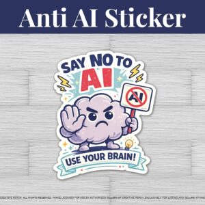 minimalist paper clip sticker