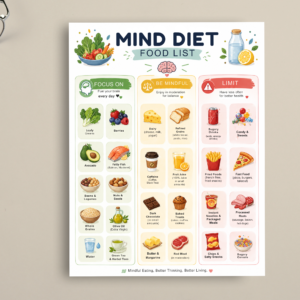 MIND Diet Food List Printable